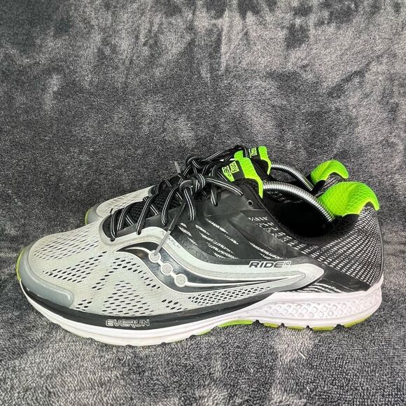 Saucony Ride 10 Shoes Mens Size 13 Running EVERUN Mesh Sneakers - Picture 1 of 8